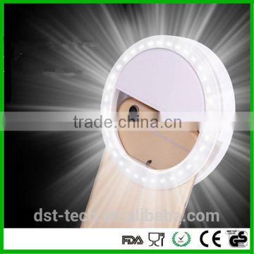 Selfie light with mirror