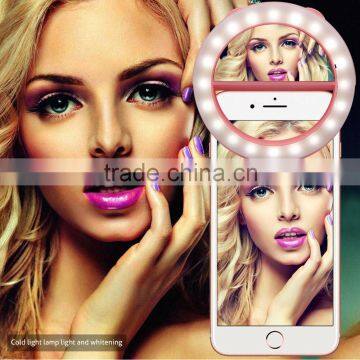 For IPhone Samsung Cellphone Fill Light Selfie Ring Light With 250mAh Built in Battery photo-4