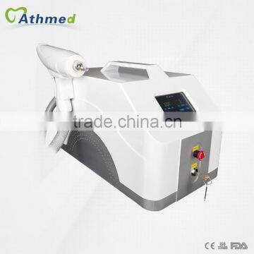 1500mj Athemd Portable Tattoo Reomval Q Switch Laser Tattoo Removal Machine Nd-Yag Laser 1064nm And 523nm photo-2