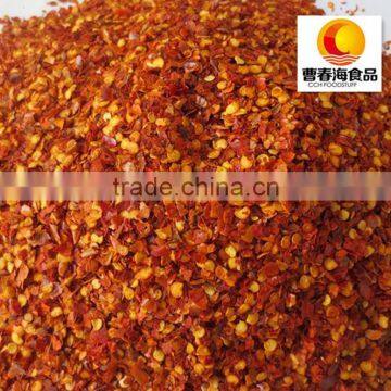 Best price grade B dried chili flakes sanying chilli flakes