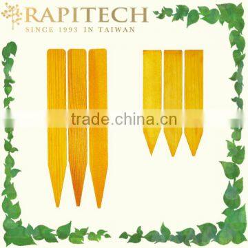 4 Inch Yellow Natural Plant Wood Label