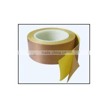 export PTFE Coated fiberglass Adhesive Tape/with release paper/0.13mm