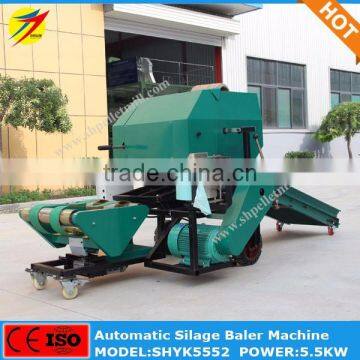 Grass Silage baler machine, Silage rice straw round bundling machine/corn round baler/ hay baler