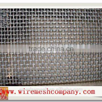 Crimped Plain Woven Mesh for Mine Sieving and Crushers,Galvanized Steel Crimped Wire Mesh