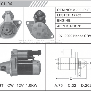 Auto honda CRV STARTER MOTOR 31200-P3F-A51 17703