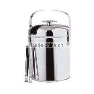 Ice pail with tong for guest room