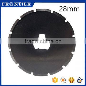 28mm round blade for textile