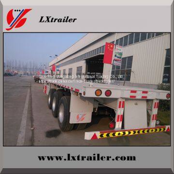 Sinotruk 3 axles flatbed container semi trailer