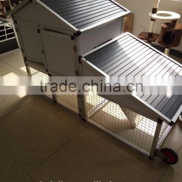 the lastest outdoor aluminium poultry cage with wheels