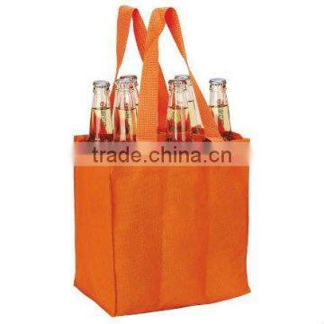 Non-woven Wine Bottle Bag for Six Bottles