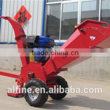 Factory supply 15hp gasoline engine wood chipper with electric start