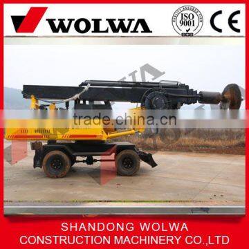 360 Degree Wheel Type Soil Drill Rig Machine on Sale photo-2