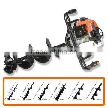 63.3cc 2 stroke tree planting heavy duty ground driller