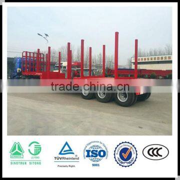 China factory supplier 3 axle forestry timber trailer