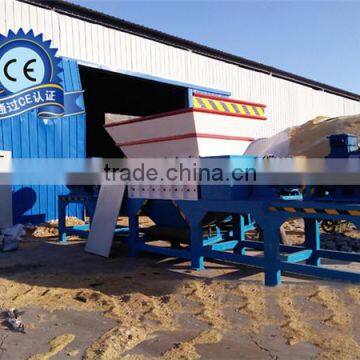 Big Capacity Strong Metal Drum Tin Can Shredder With Double Shaft photo-5