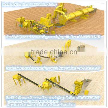 CSPL 2016 ECO 3000kg per hour high quality wood pellet making plant with reasonable price