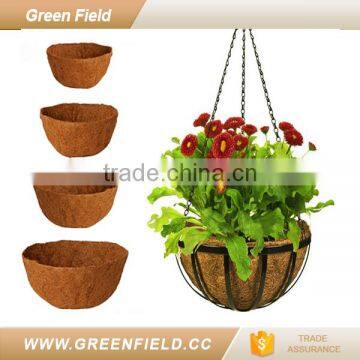 Coconut plant nursery hanging grow basket