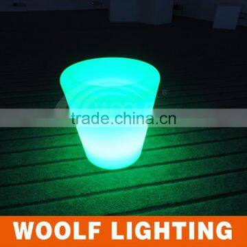 Plastic Rechargeable Remote Color Changing LED Ice Bucket Wine Bucket photo-4