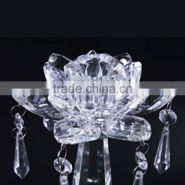 Professional Made Unique Design Round Based Crystal Candelabra for Sale photo-2