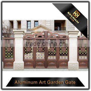 Villa Garden Decorative Color Powder Coated Aluminum Metal Garden Main Gate