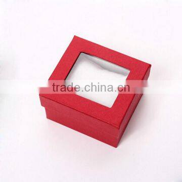 High quality watch gift paper box,watch packaging box with window