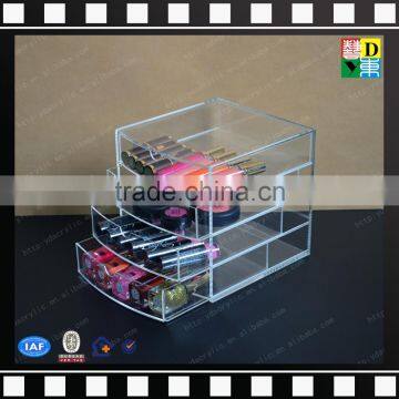 Wholesale acrylic makeup organizer with drawers from shenzhen yidong