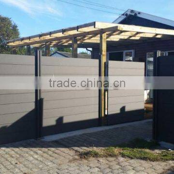 High Quality Decorative Easily Assembled WPC Fence Wood Plastic Composite Garden photo-2