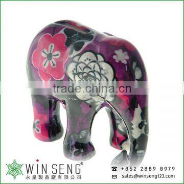 Wholesale Hand Painted OEM Art Decor Cute Novelty Ceramic Elephant Money Bank photo-1
