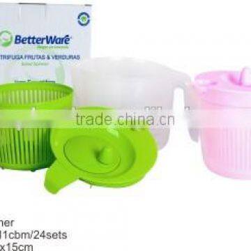 Promotion gift FDA LFGB food grade plastic salad maker,salad spinner