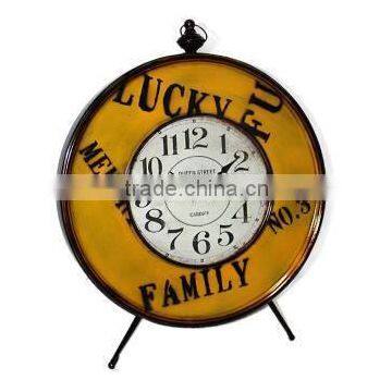Lucky family large round table clock Gift