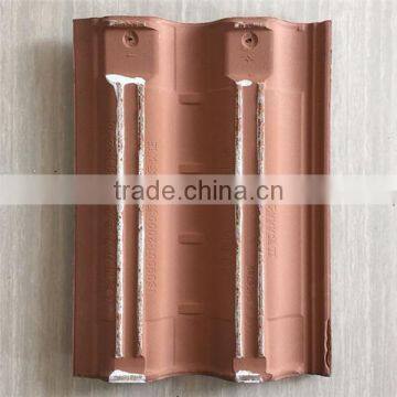 Wuxi High Strength Glazed Clay Building Material, Exterior Waterproof Roofing Tiles