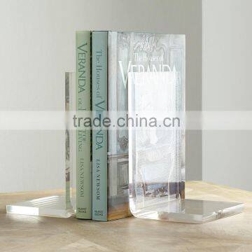 Wholesale cheap clear plastic acrylic bookends