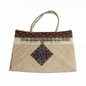Eco Friendly Natural Seagrass Traw Handbag photo-4