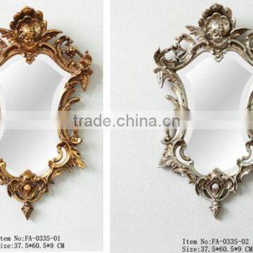 Small Size Resin Living Room Decorative Wall Mirror FA-033S-01 photo-1