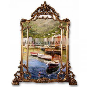 Baroque style frame with handmade oil painting
