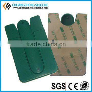Card Holder, Silicone Smartphone Wallet, Self Adhesive Smart Phone Pocket photo-4