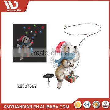Decoration Wholesale Craft Supplies Resin Craft Animal Cat Led Light Personalized Christmas Ornaments photo-4