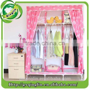 Portable Simple Style Folding Cheap Cartoon Wardrobe photo-6