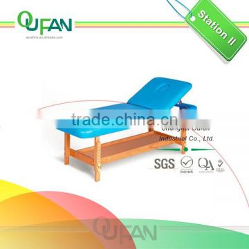 Multi Position Wooden Stationary Short Massage Table