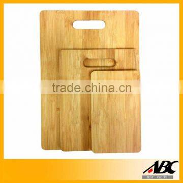 Easy Clean Kitchen Tool 3pcs Bamboo Cutting Board Set