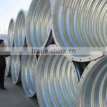 High quality Galvanized Segmentalized Corrugated Steel Tube Culvert pipes