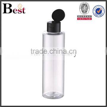 Cosmetic 200ml 250ml Spainting Screen Printing Clear Cosmetic Toner Beard Oil Plastic Shampoo Bottle Caps Flip Top Cap Caps photo-2