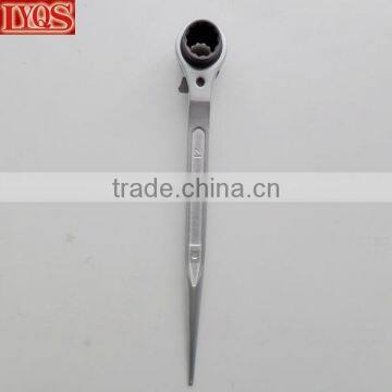 Dual Sizes 19/22mm Ratchet Ring Podger Handle Spanner photo-2