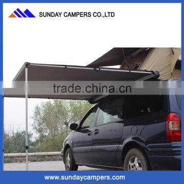 New style polyester Rip-stop Car Side Awning for picnic