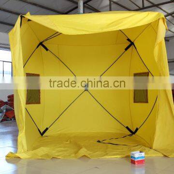 Yellow Color for Camping 2-person Ice Fishing Tent Covers for Sale photo-3