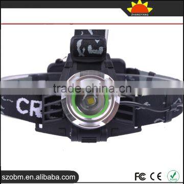 OEM XML-T6 LED Powerful 2000 Lumens Zoom Rechargable LED Headlamp photo-3