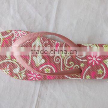 PE Colorful Printed Flip Flop Slipper