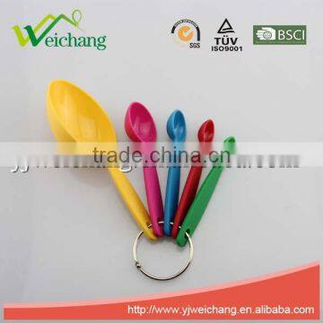 WCTS1265 Plastic Measuring Spoon ,Mixed Colors, Set of 5 photo-2