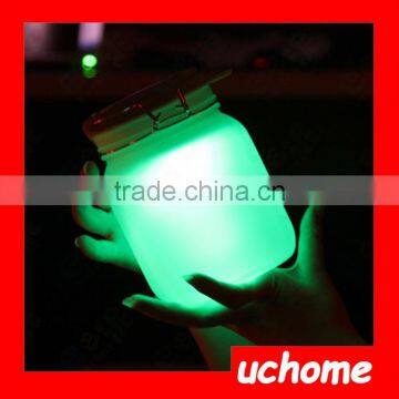 UCHOME Decoration Wedding Clean Glass Solar Powered Sun Jar