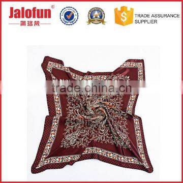 Factory Price Quality Logo Print Silk Scarf Custom Football Fan Scarf photo-4